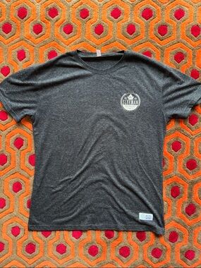 MAKE OFFER! Sleeman Brewery Beer Beaver Crew Neck Short Sleeve Tee t-shirt Med